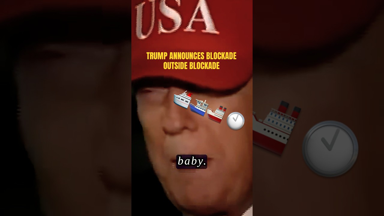 Trump confirme le blocus de l'Iran #Trump #r&eacute;action #politique