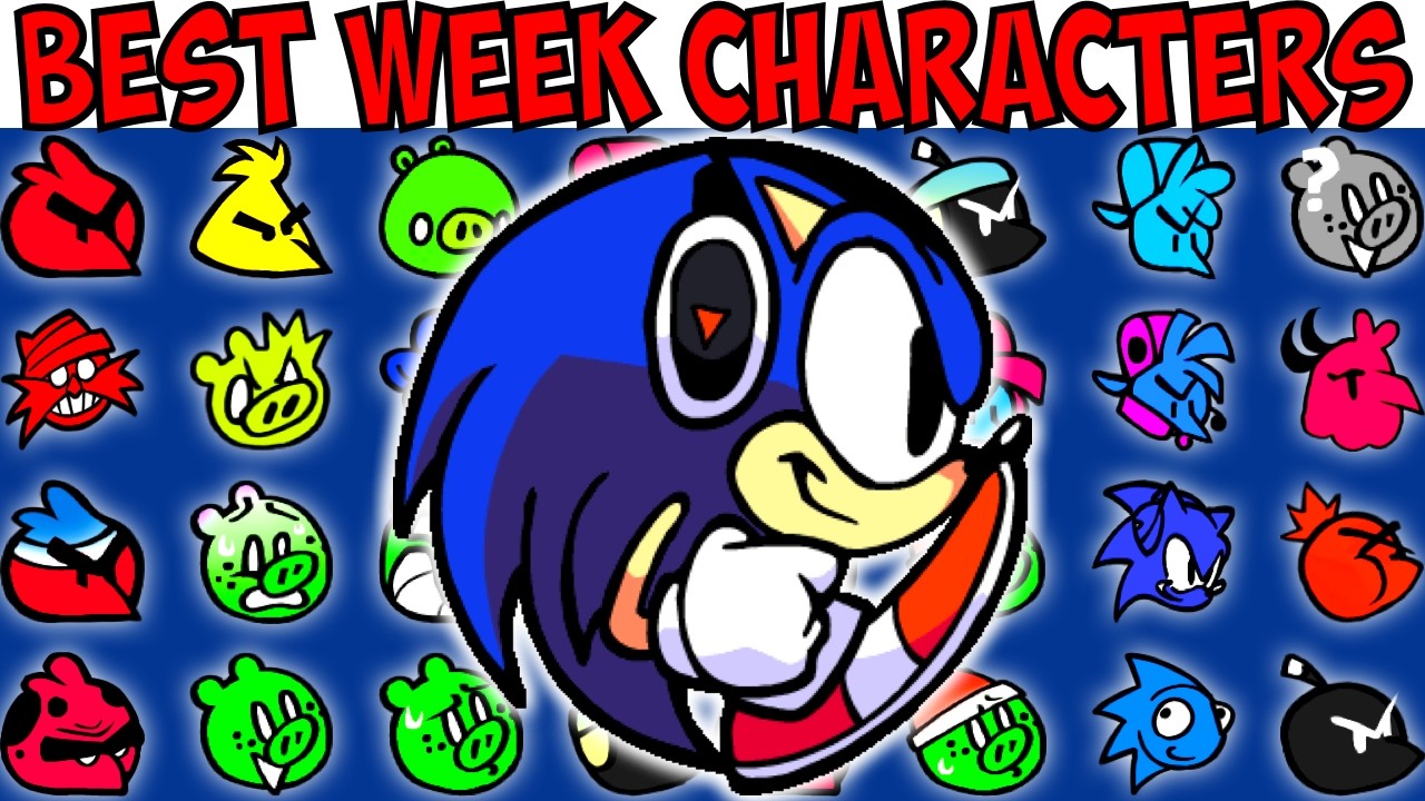 ALL BEST WEEK CHARACTERS | FNF Character Test | Gameplay VS Playground