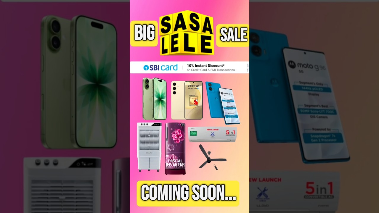 Upcoming Flipkart Sale May 2026 🔥 SASA LELE Sale Date Confirm | iPhone 17 Price Drop Big Bachat Days