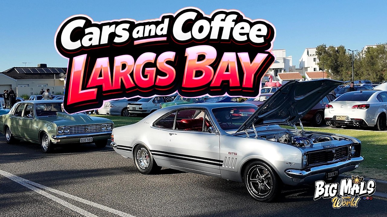 Автомобильная выставка Cars and Coffee Largs Bay SA 2026 | Невероятное количество участников! Mon...