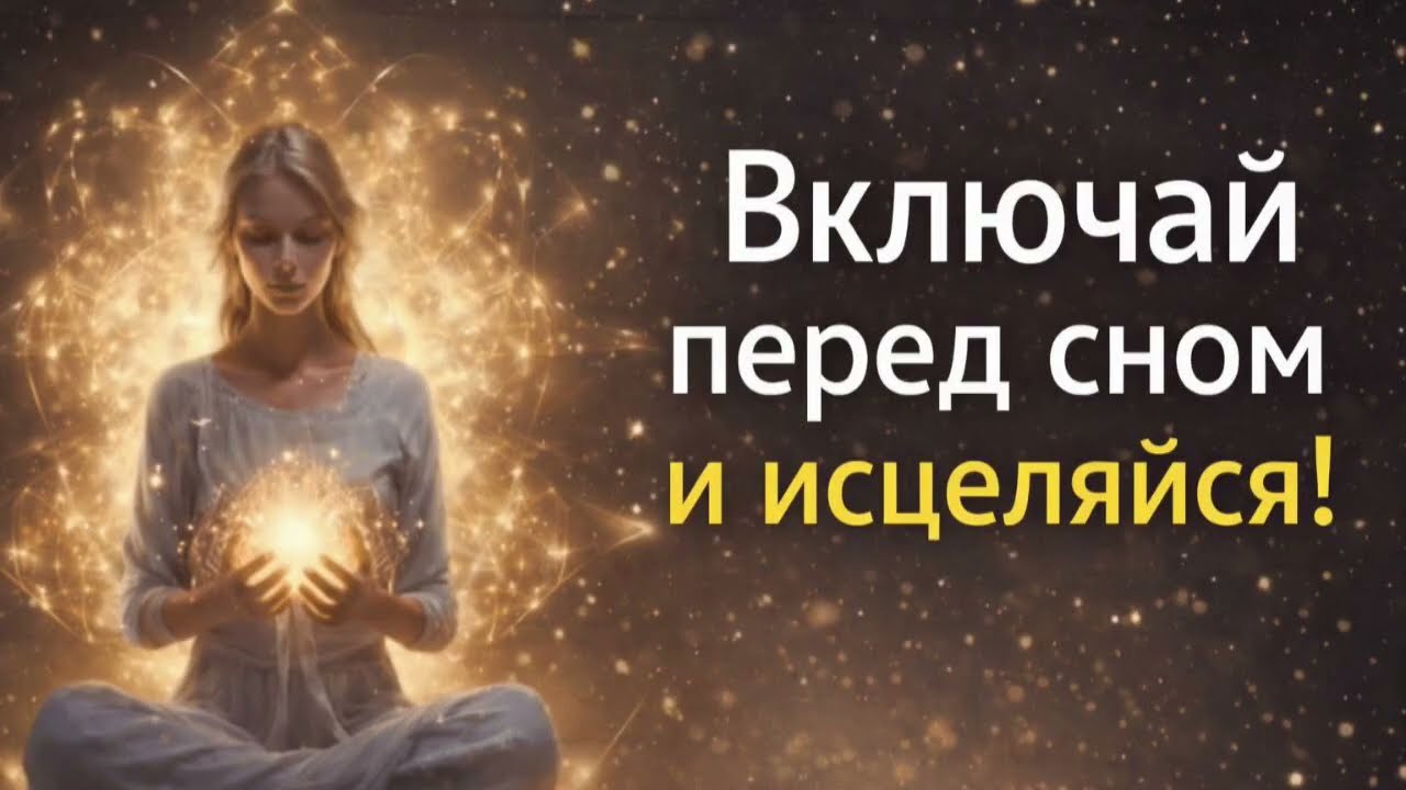 ВКЛЮЧАЙ ПЕРЕД СНОМ И ИСЦЕЛЯЙСЯ - ГЛУБОКОЕ ВОССТАНОВЛЕНИЕ ТЕЛА И СОЗНАНИЯ - СЛУШАЙ МАНТРУ И ДОВЕРЬСЯ 