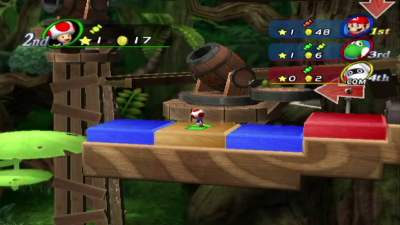 Mario Party 8 Party Mode - DK's Treetop Temple