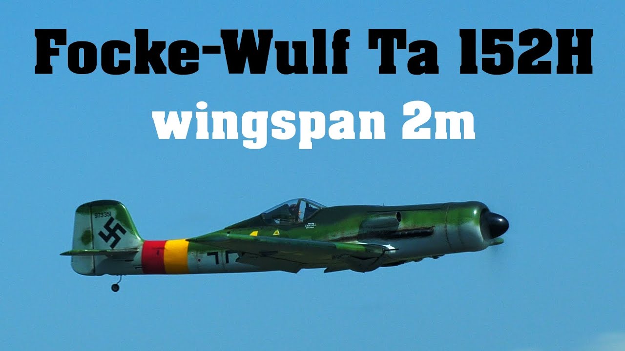 Focke-Wulf Ta 152 | scale RC airplane | 4K | MEGA CUP 2023