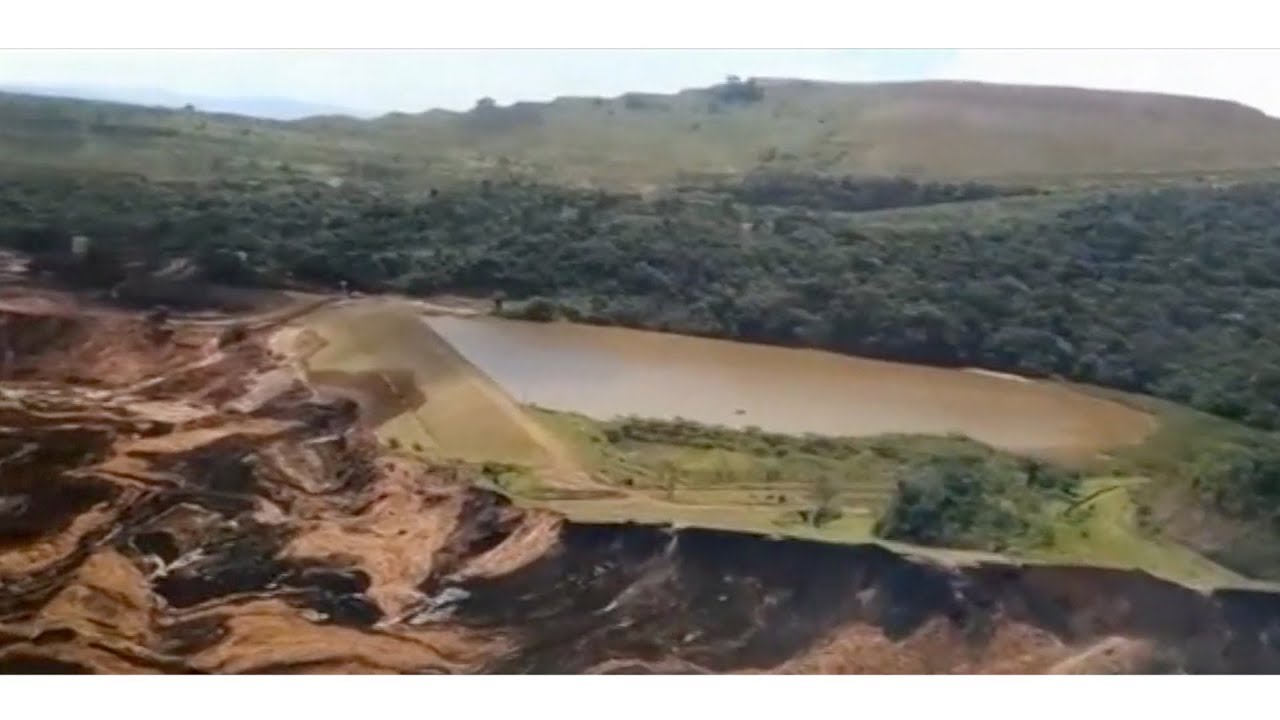 Brumadinho (Brasil) Dam Collapse - During and after collapse footages