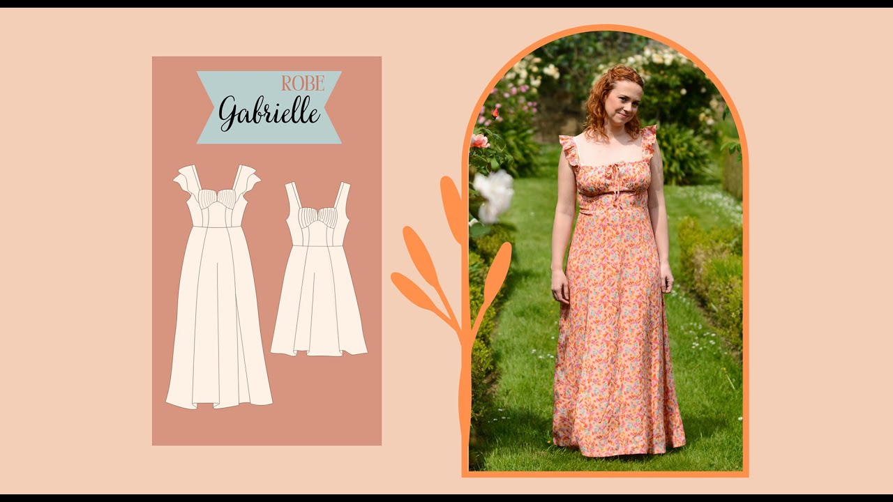Théodora Pattern - Patron Robe Gabrielle - Vidéo de montage