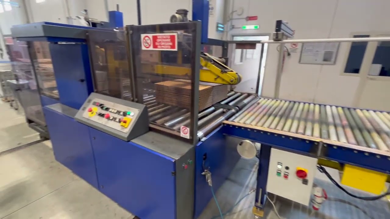 Emba 245 casemaker for sale 4 flexo rotary Complete line with all peripherals at exceptional price