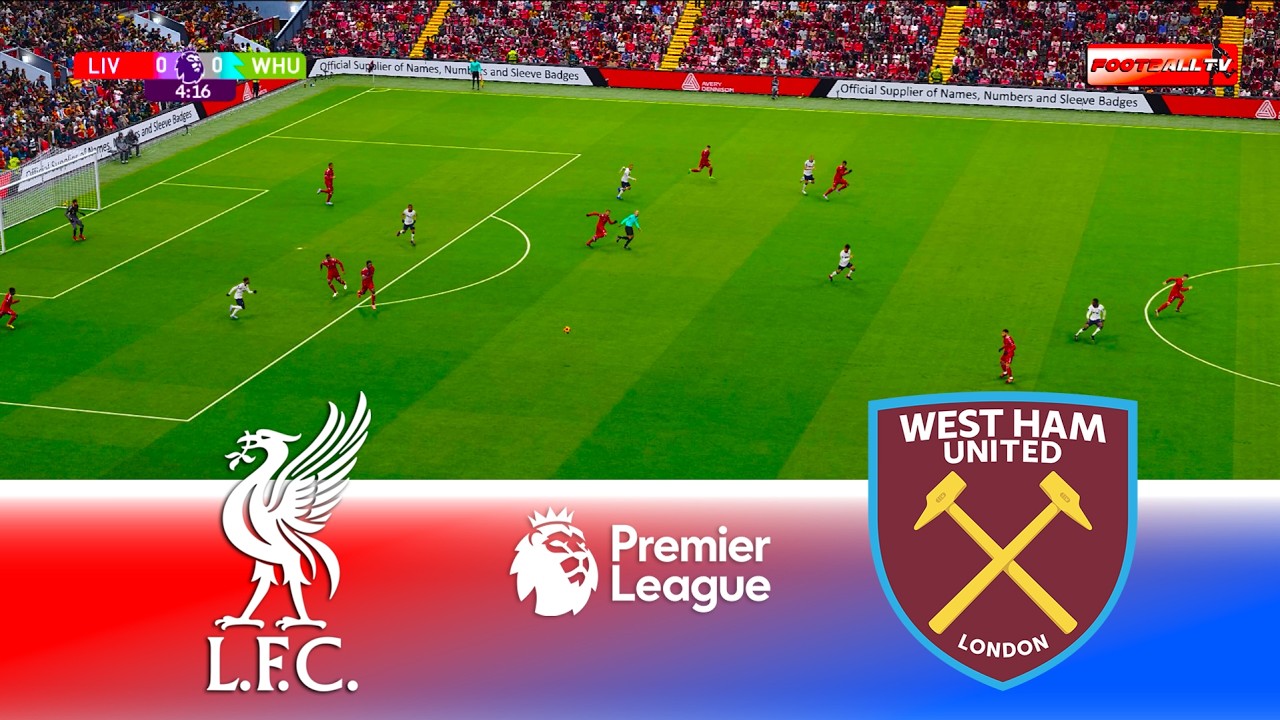 Liverpool vs West Ham United - Premier League 2026 | Full Match All Goals | Pes 21 Gameplay