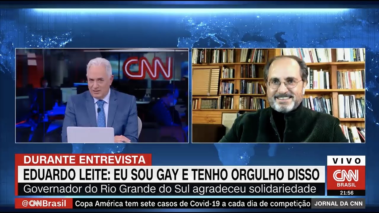 Jorge Forbes comenta a manifesta&ccedil;&atilde;o calma de Eduardo Leite ao Jornal da CNN