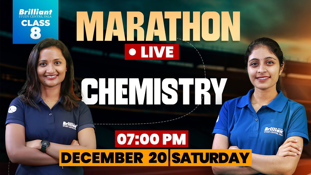 Class 8 Chemistry Marathon LIVE | Full Syllabus Revision | Dec 20,@7PM