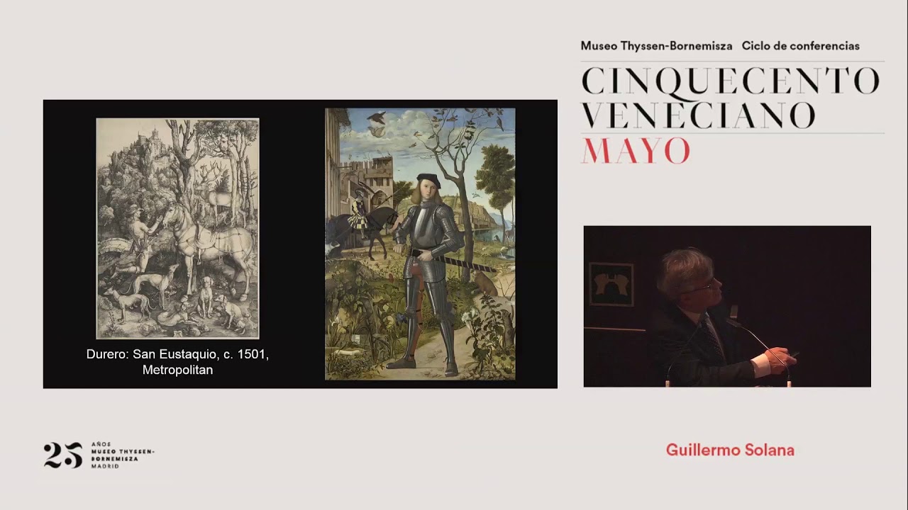 Carpaccio, Joven caballero en un paisaje