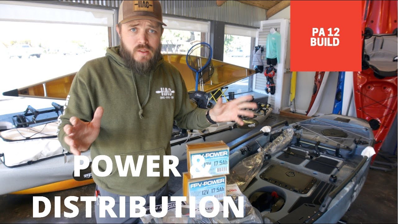 Hobie Pro Angler 12 MD360 Tournament Build Ep. 1 - Power and Distribution