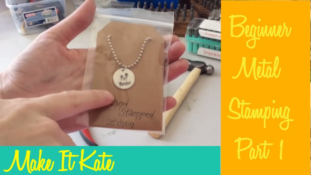 Beginner Metal Stamping Advice for Beginners (Pt 1: Tools)