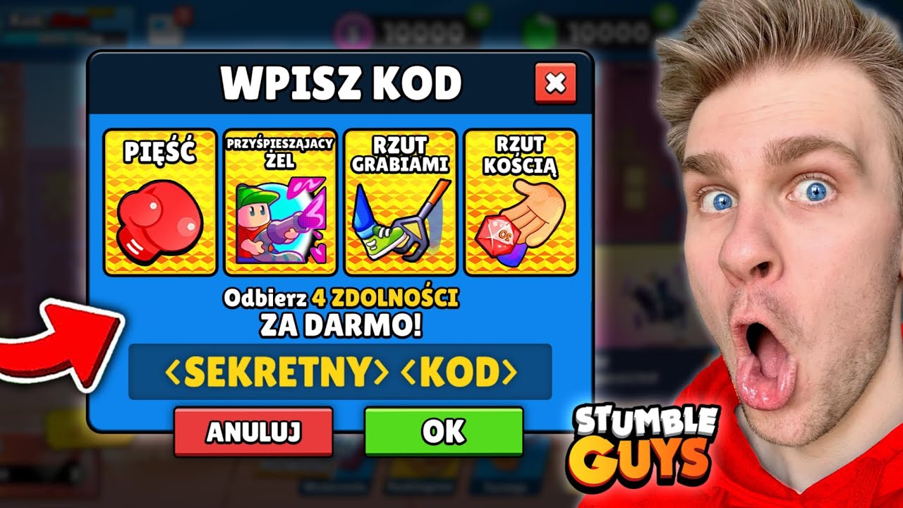 *NOWE* 4x ZDOLNOŚCI są (ZA DARMO) ⚠️ dla WSZYSTKICH i JAK to ODBLOKOWAĆ ✅ w Stumble Guys! 🤑