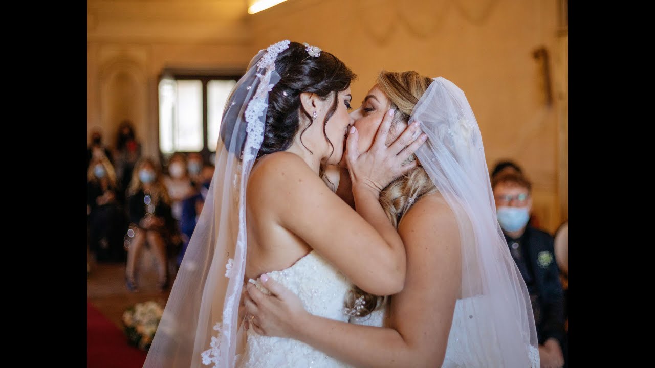 La promessa d'amore più bella. Unioni civili Castello di Limatola Simona e Maria Matrimonio favola