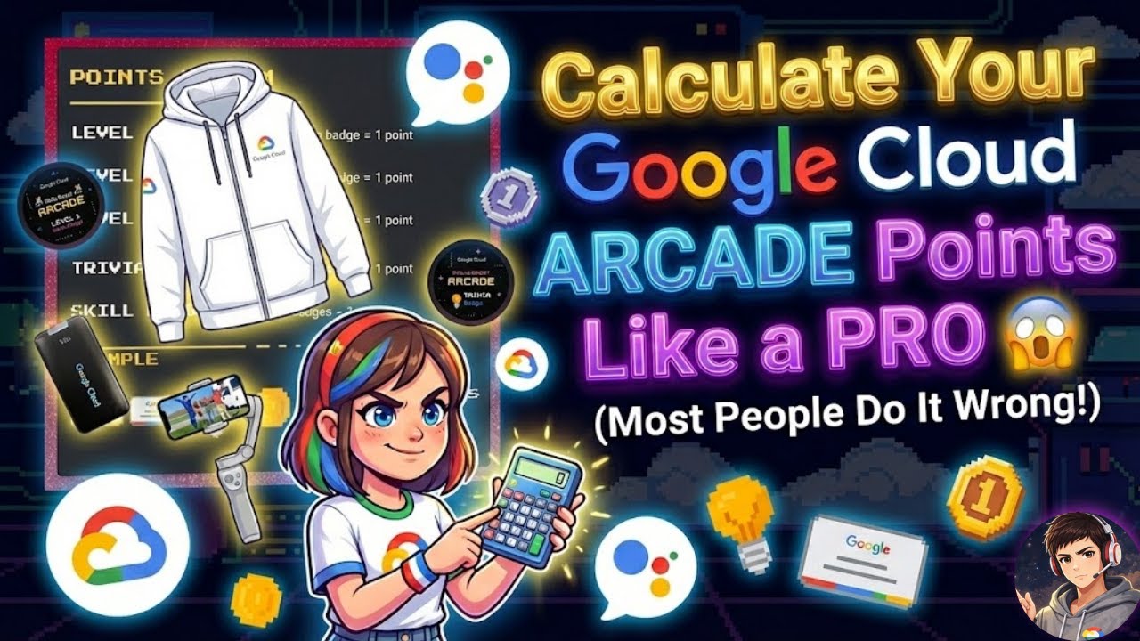Научитесь рассчитывать свои очки Google Cloud ARCADE как профессионал 😱 (Большинство делают это н...