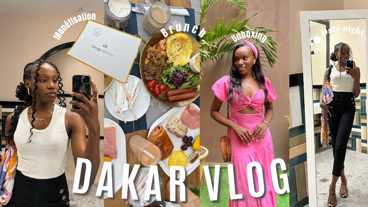 DAKAR VLOG 🇸🇳| COURS DE TENNIS + MONETISATION YOUTUBE + BRUNCH À DAKAR| Maya Ohomon