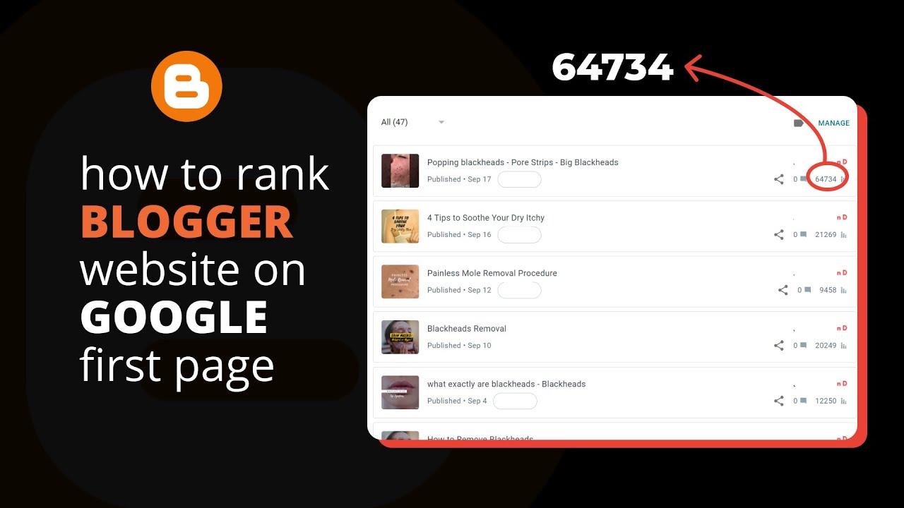 how to rank blogger website on google first page - How to Rank Blog Post in Google First Page