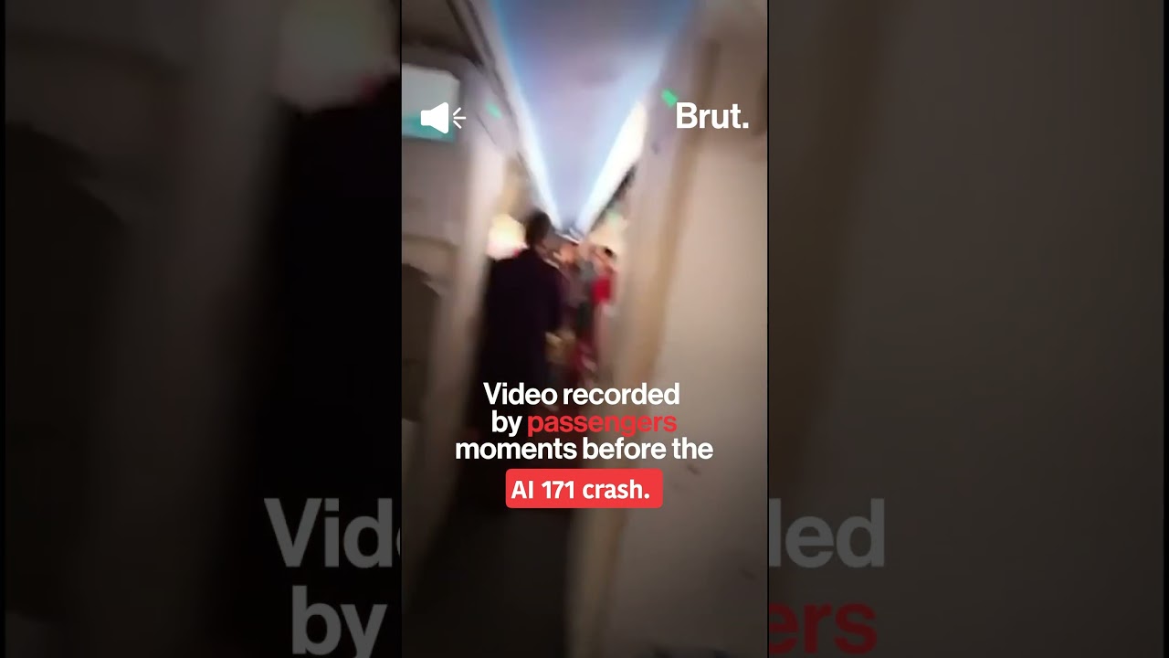 Passengers aboard Air India flight 171 filmed this before takeoff from Ahmedabad airport on 12 June.