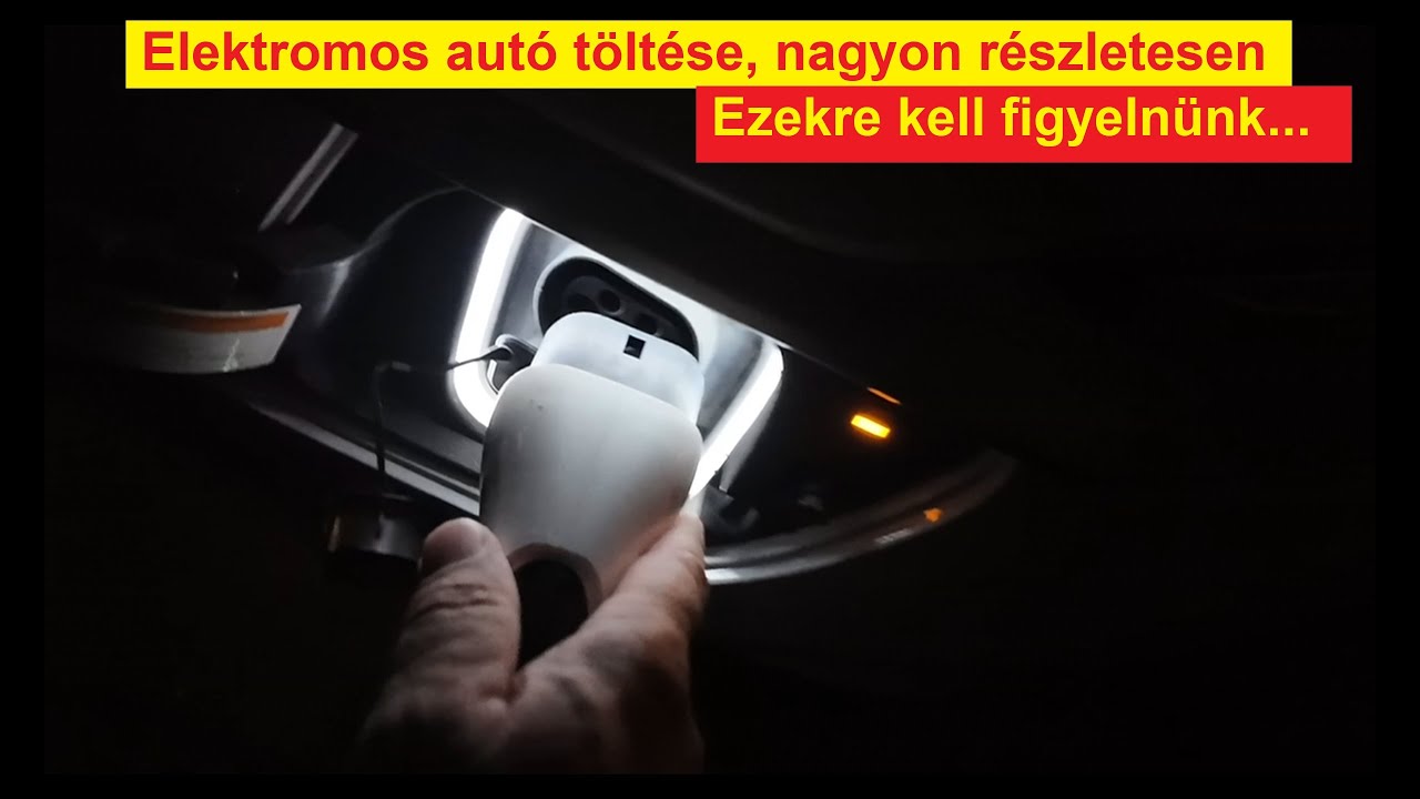 Most vettem, hogyan töltsem?🤔 Elektromos⚡ autók töltése. Hyundai Kona electric. Részletes videó.