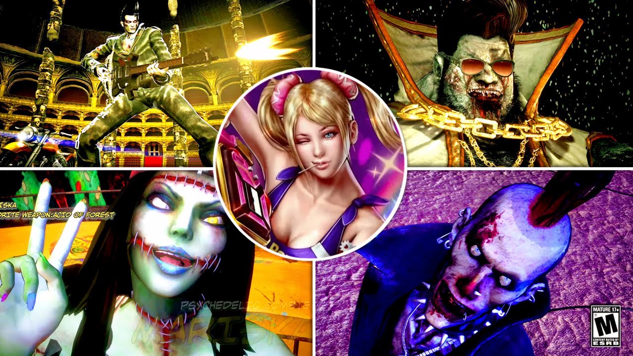 LOLLIPOP CHAINSAW REPOP All Boss Fights & Best Ending (HARD Difficulty) | 4K 60FPS Ultra HD