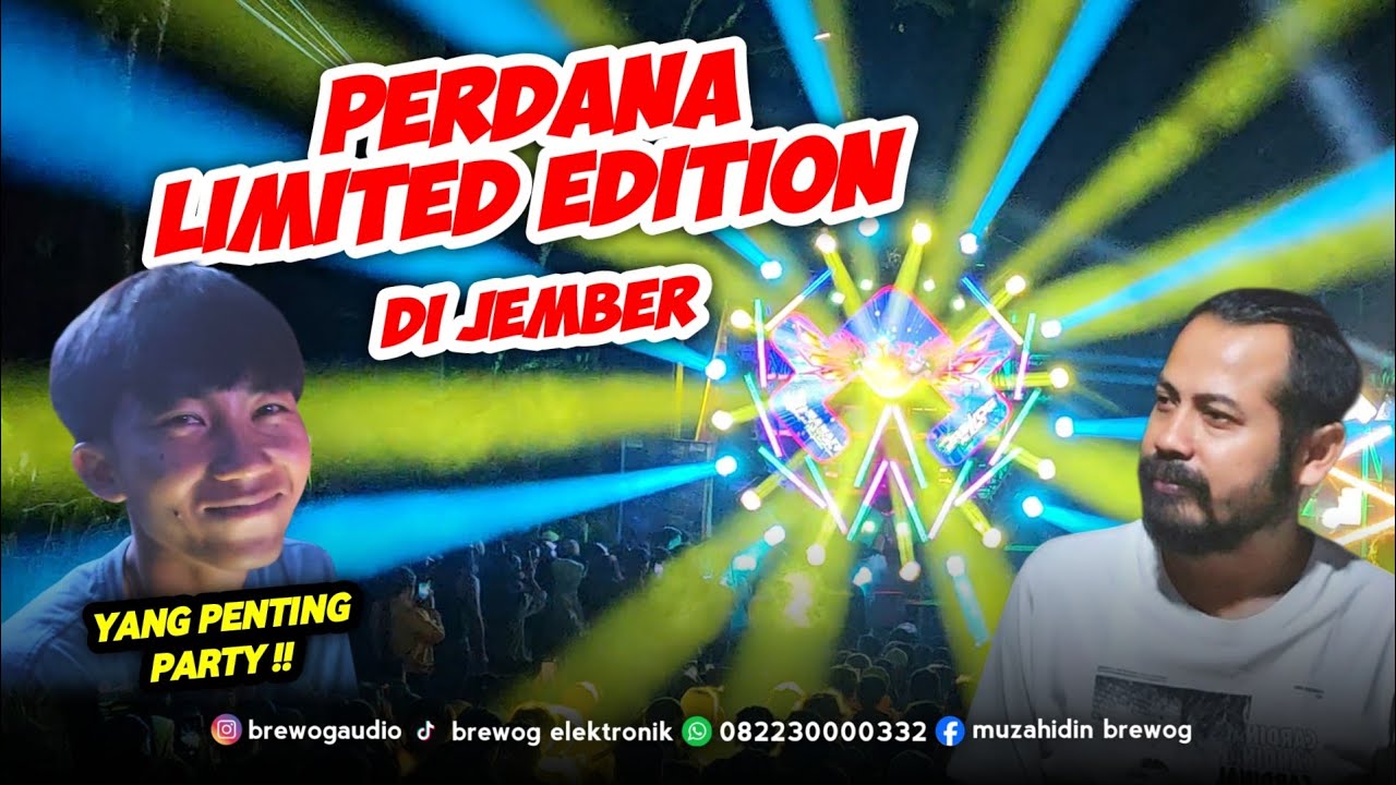 JOSJIS ! TEAM LIMITED EDITION MODE PARTY BARENG WARGA JEMBER !! 30 BEAM FULL VIDEOTRON MAKIN MENYALA