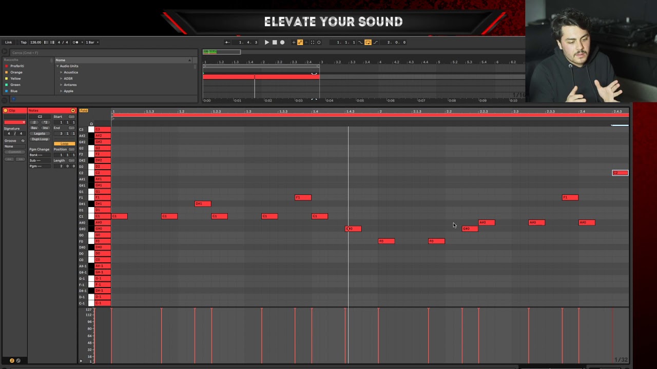 Funzione Fold Tonalità Minore [019]  [CORSO DI ABLETON LIVE 10 DALLE BASI] [TECHNO HOUSE]