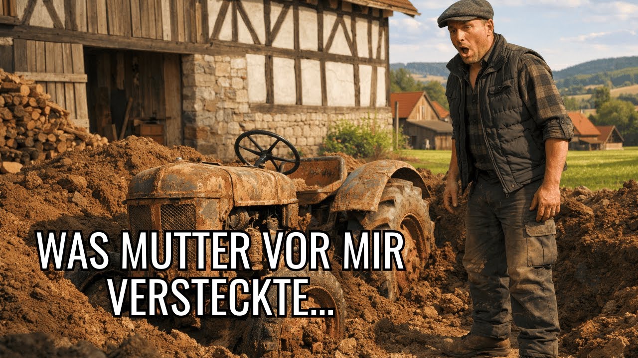 Ich fand einen Traktor von 1942 hinter der Scheune vergraben — er gehörte meiner Mutter