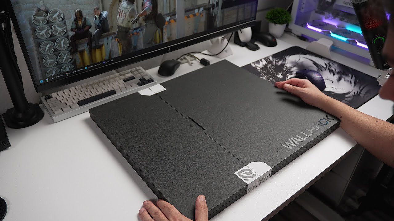 Wallhack SP-004 Review - Mousepad de VIDRO com mais pontos positivos do que os mouse pads de tecido