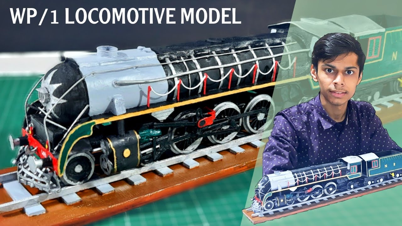 How To Make Train Engine | WP/1 | Steam Train Model | Cardboard Train Model | World of Models.