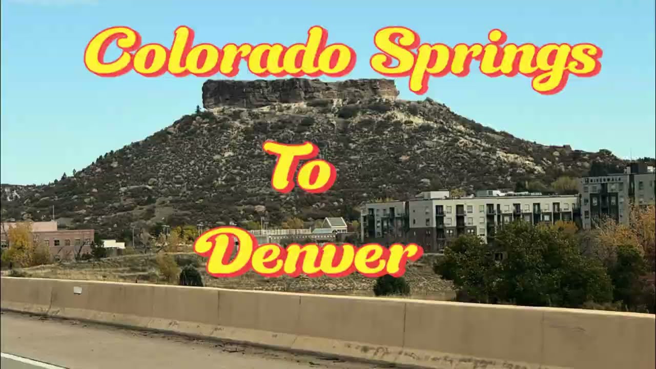 Colorado Springs to Denver POV Drive #coloradosprings #pov #denver #drive #mountains