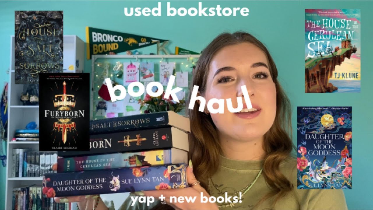 NEW BOOKS! book haul from a used bookstore 🛍️📚💌