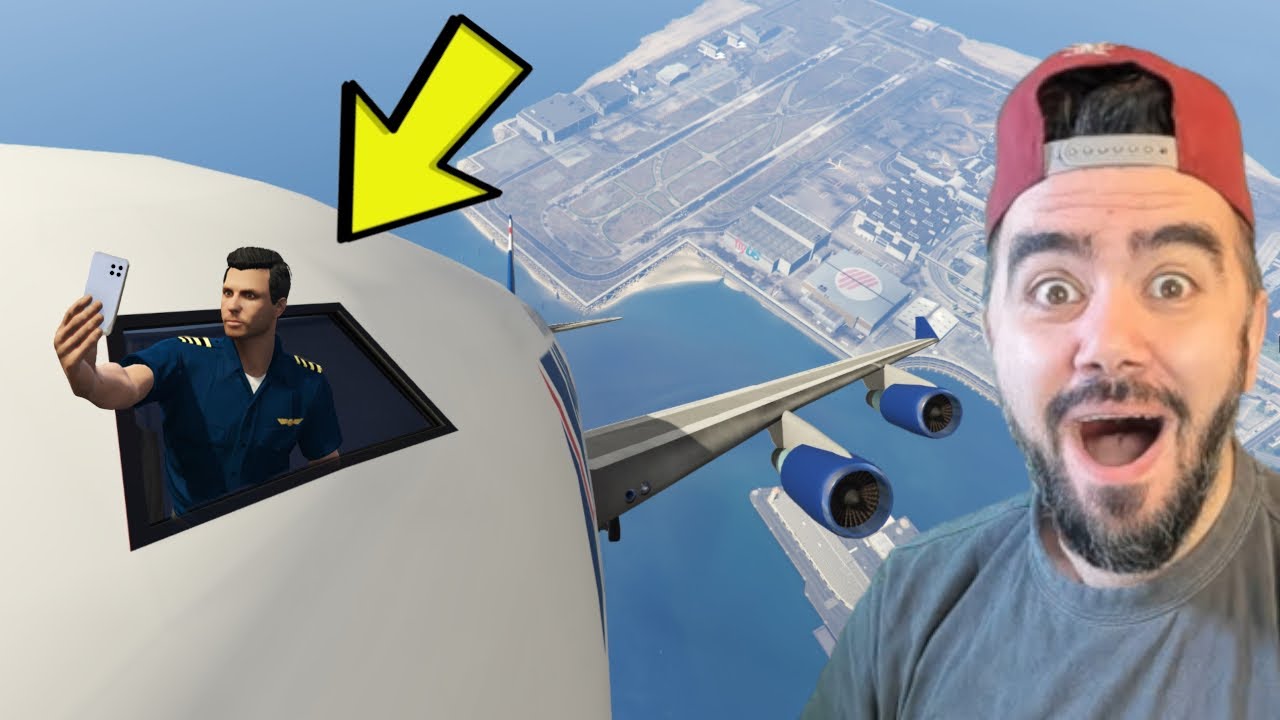 UÇAKTA TELEFONU AÇARSAK NE OLUYOR? - GTA 5 MODS