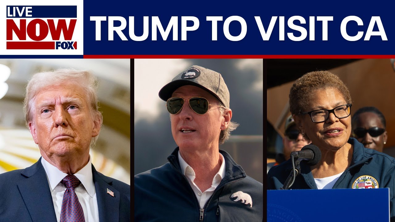 Trump to survey CA wildfire damage: Gov. Newsom answers questions about visit | LiveNOW from FOX