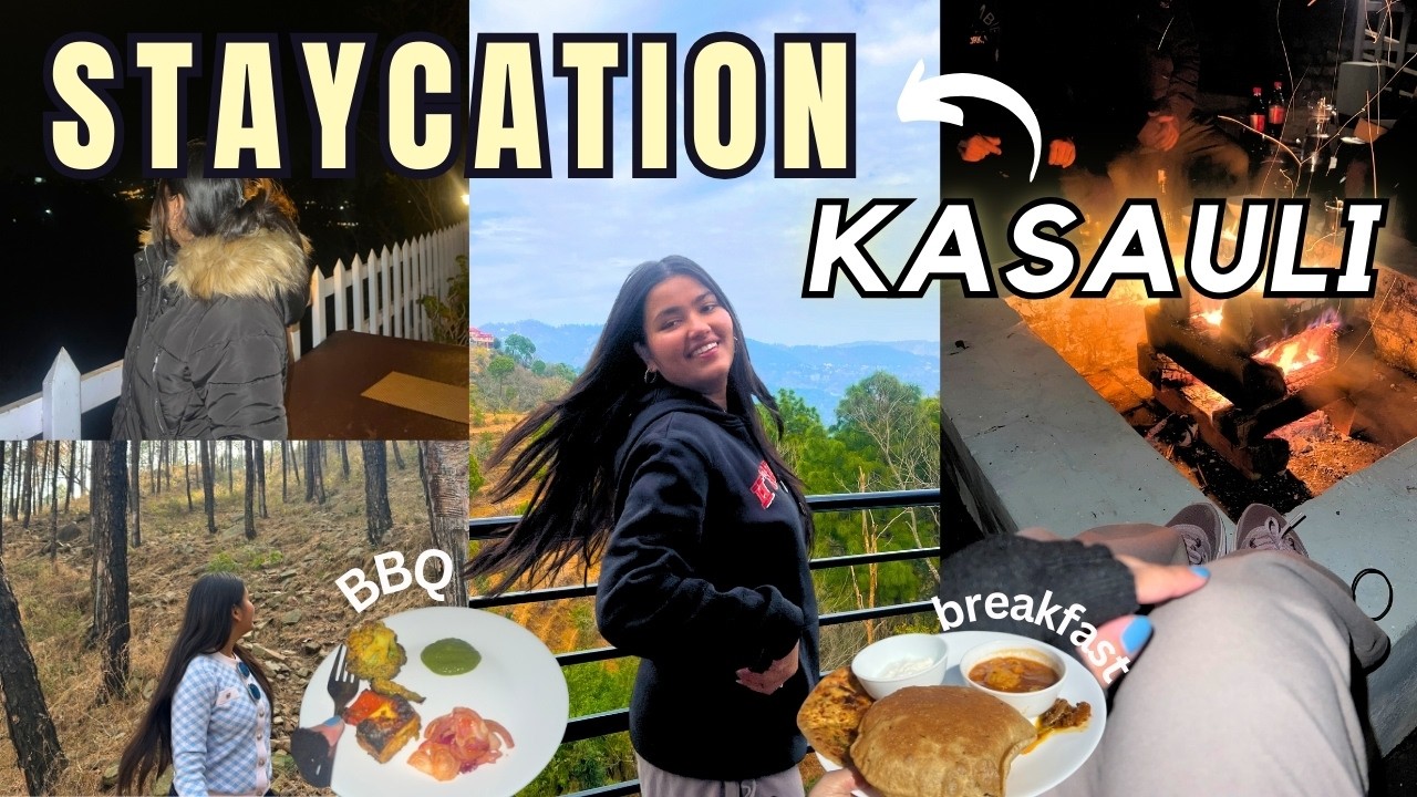 Delhi to Kasauli Road Trip🚗 | Best Weekend Getaway at a Villa | Snowfall in Himachal Pradesh✨