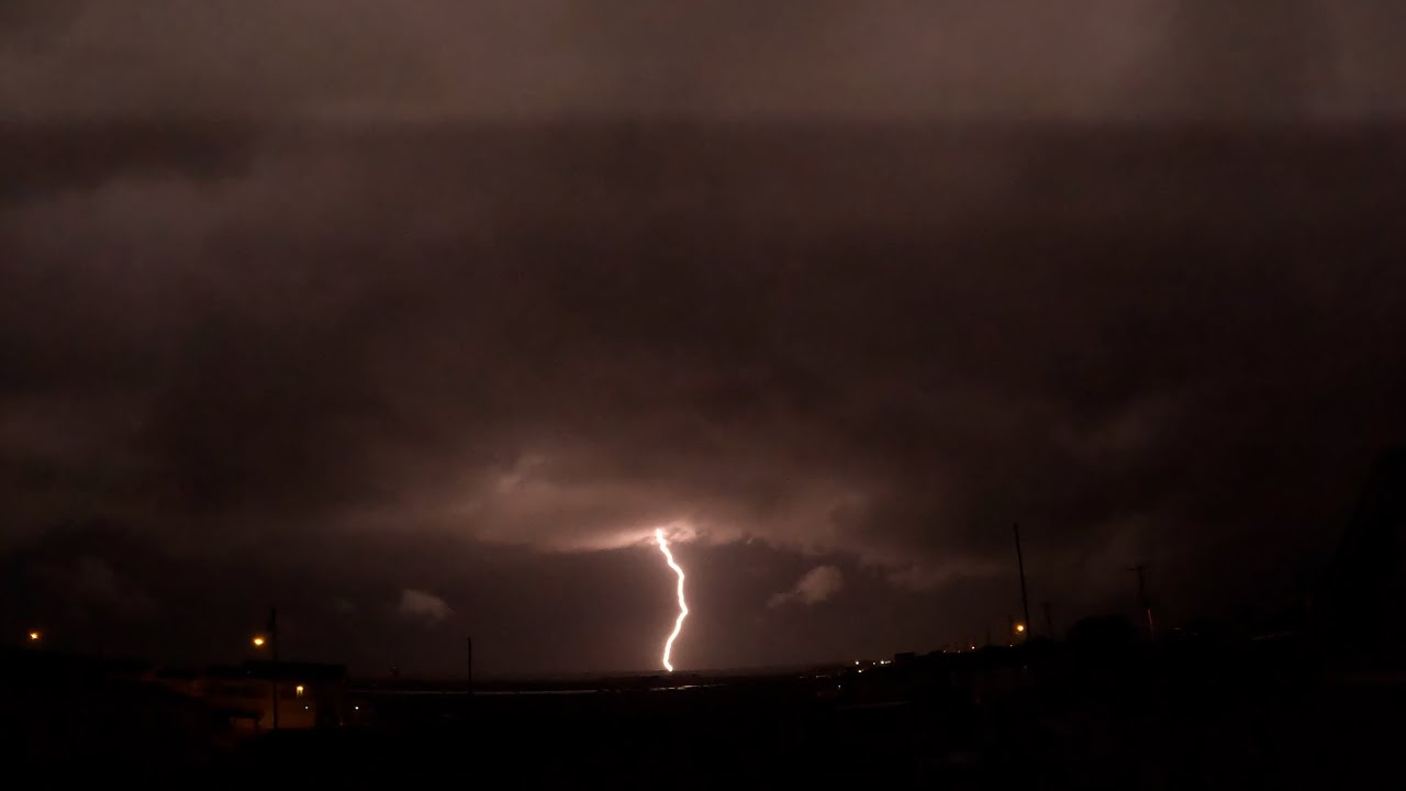 Severe Thunderstorm hits Wildwood, NJ 7/03/22 | Awesome lightning bolts