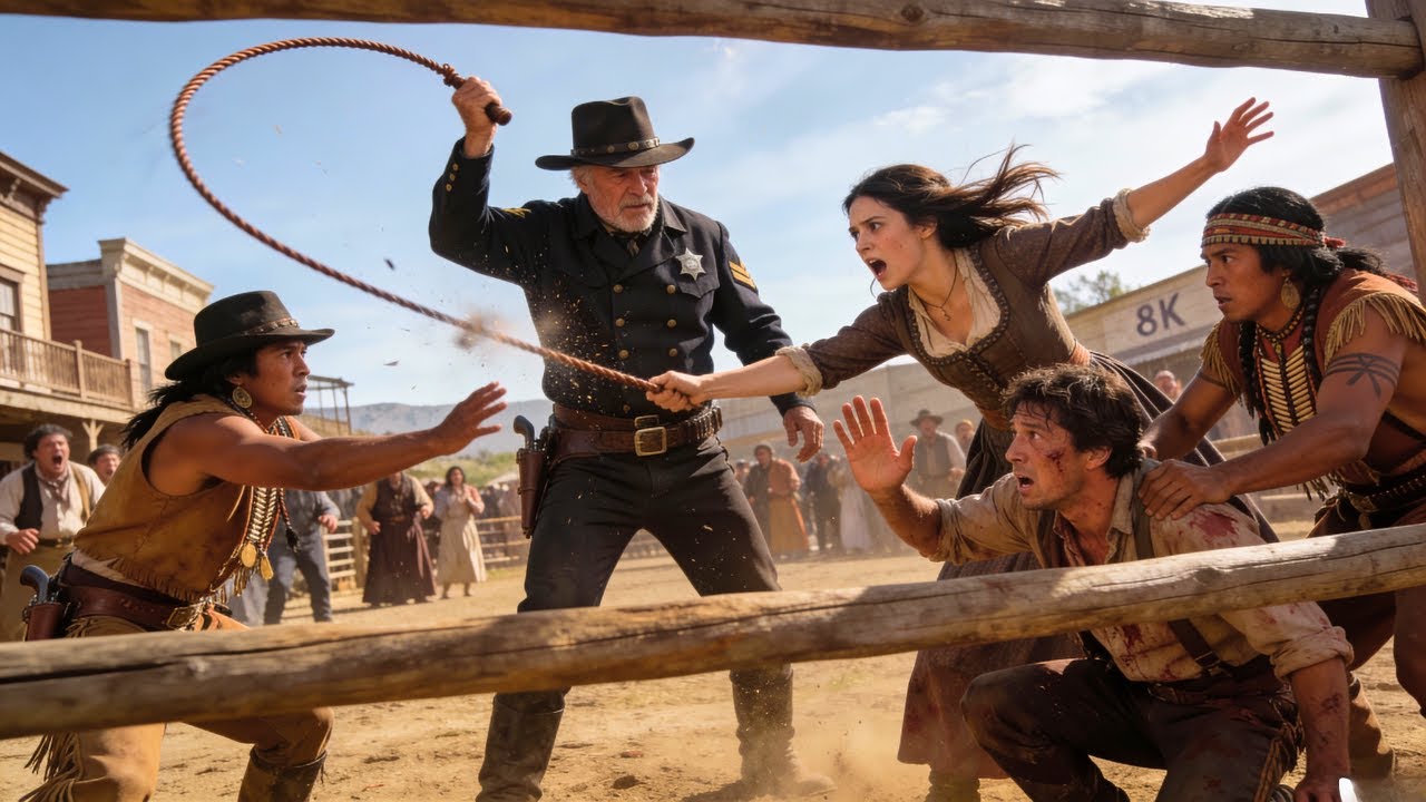 She Shielded the Stranger from the Whip—And the Apache Brothers Formed a Wall Around Her.