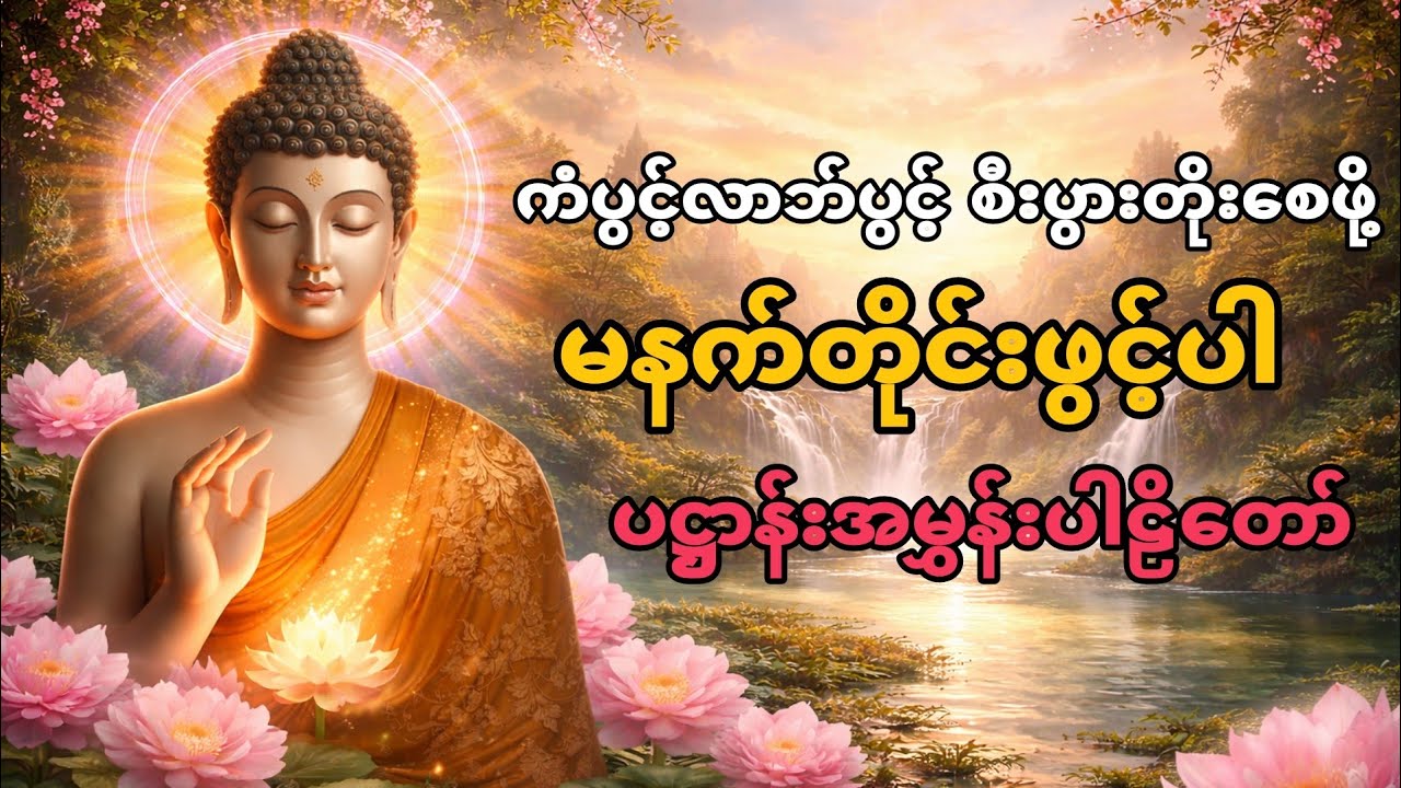 စီးပွားတက်စေရန် ပဋ္ဌာန်းအမွှန်းပါဠိတော်ကို မနက်တိုင်းဖွင့်ပါ  မင်းကွန်းဆရာတော် ဦးဝိစိတ္တသာရာဘိဝံသ