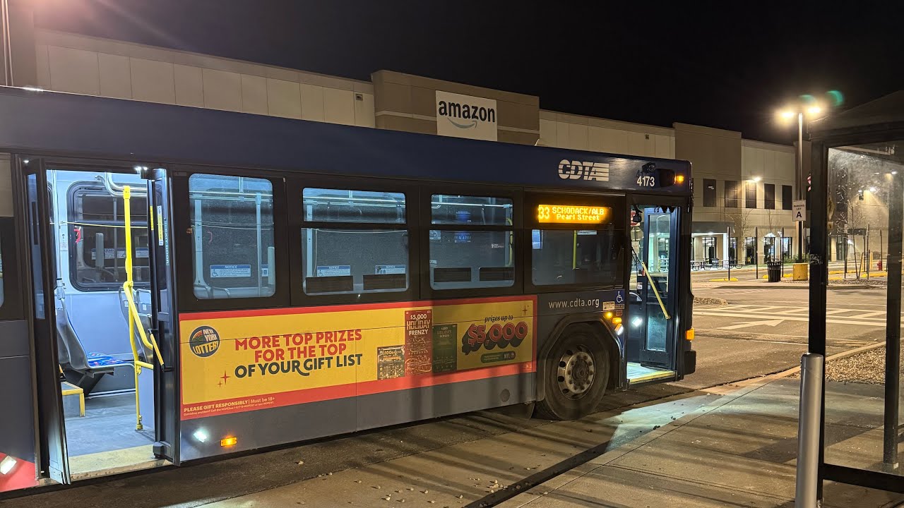 On board Gillig bus 4173 full ride on route 233
