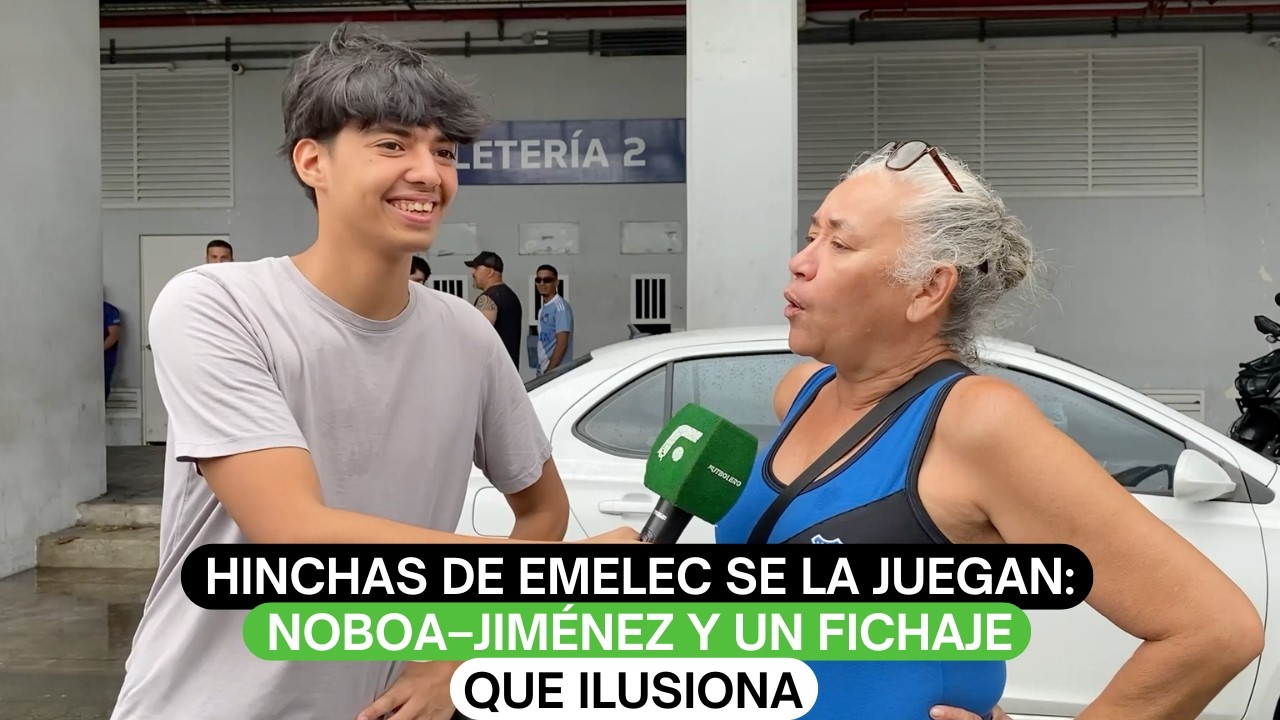 Hinchas de Emelec se la juegan: Noboa–Jiménez y un fichaje que ilusiona 🔵🔥