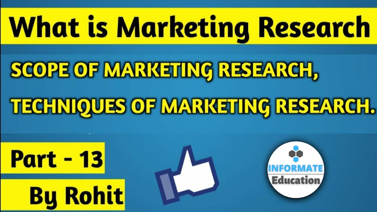 Marketing research | what is marketing research in hindi | techniques of marketing research