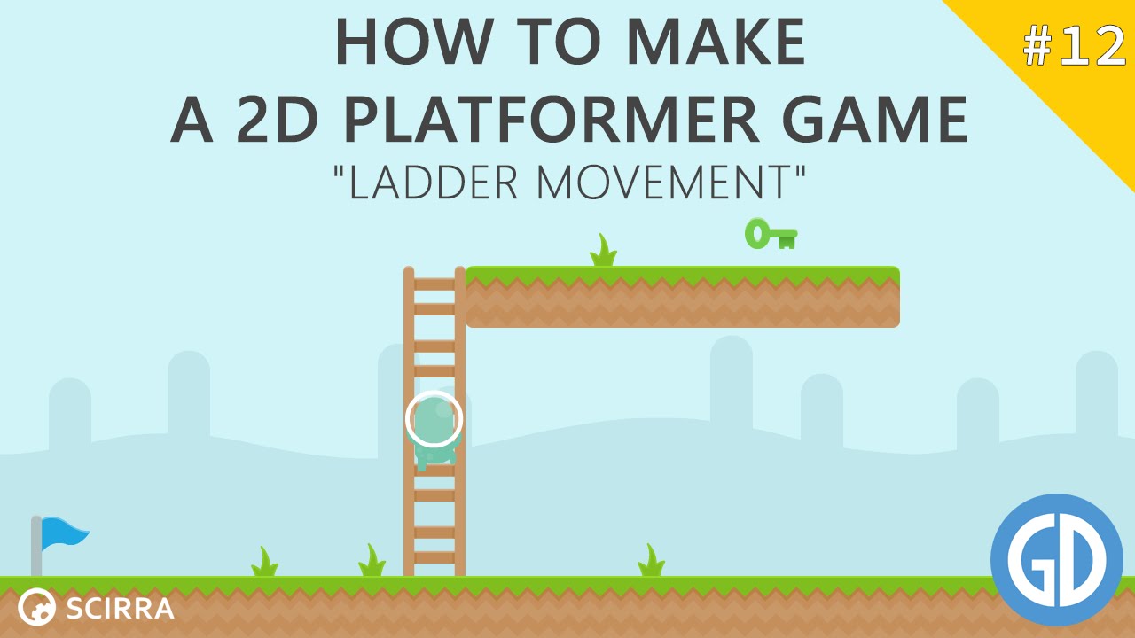 12. How To Make A 2D Platformer Game (Ladder Movement) Construct 2 Tutorial