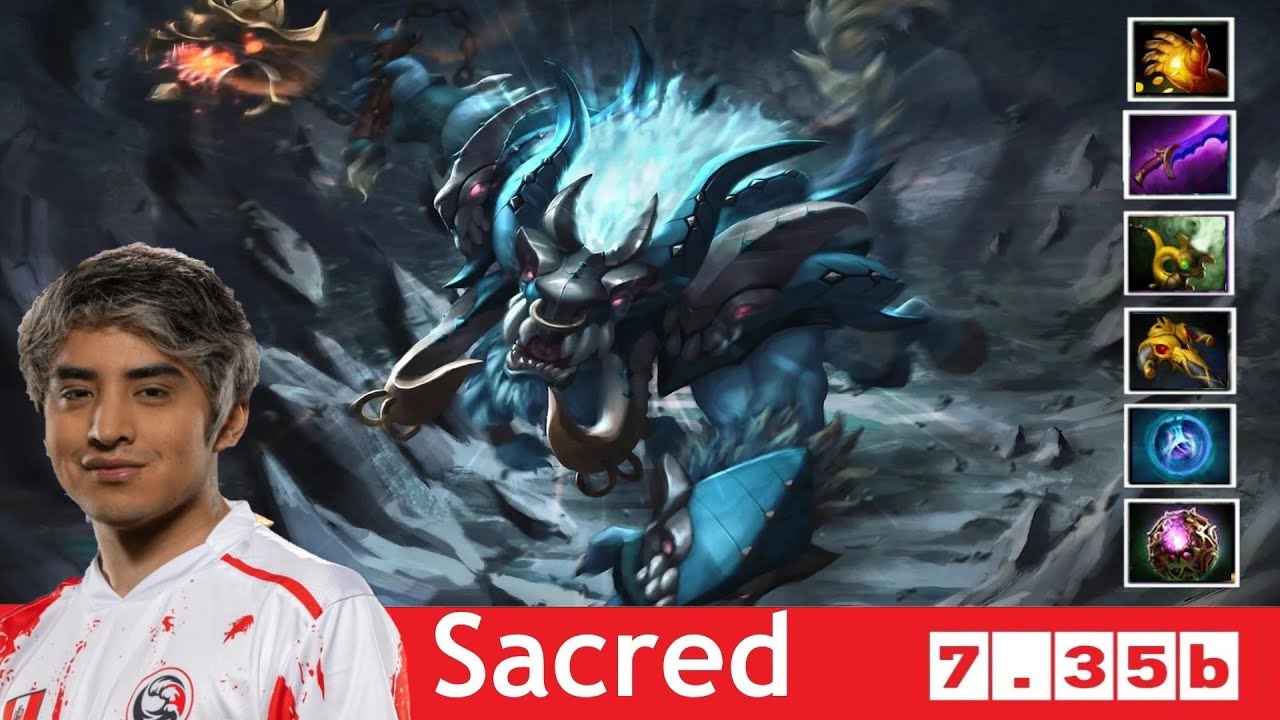 [DOTA 2] Sacred the SPIRIT BREAKER [OFFLANE] [7.34e]