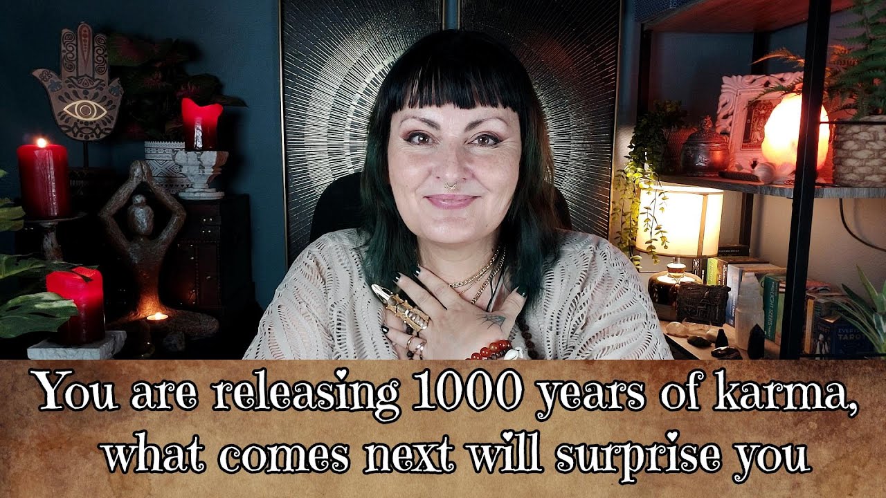 You are releasing 1000 years of karma! You will be surprised what happens next - tarot reading