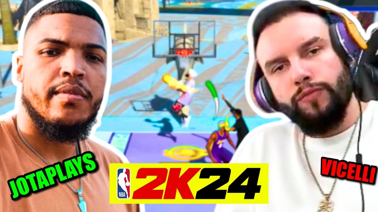NBA 2K24 mas o JOTAPLAYS é MINHA DUPLA no PARK BR