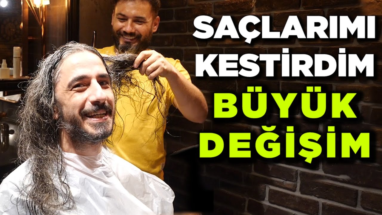 SAÇLARIMI KESTİRDİM !!!