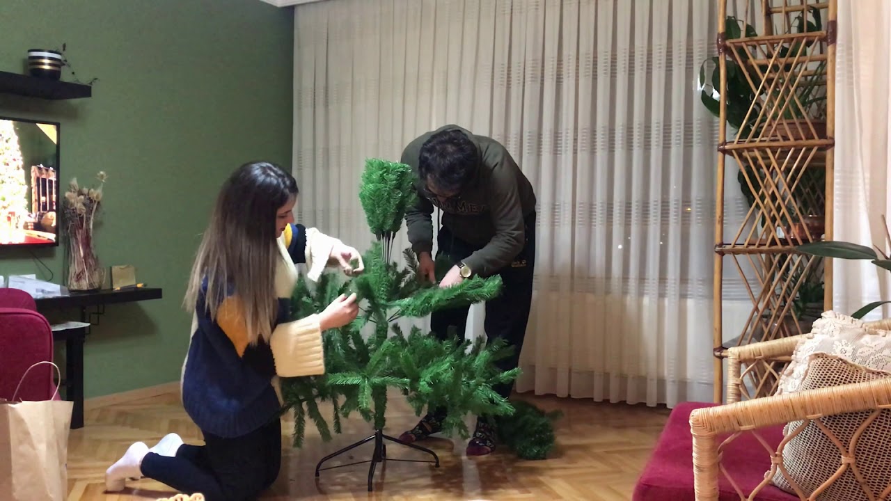 Evimizi yeni yıla hazırlıyoruz 🎄  how i decorated my new year tree