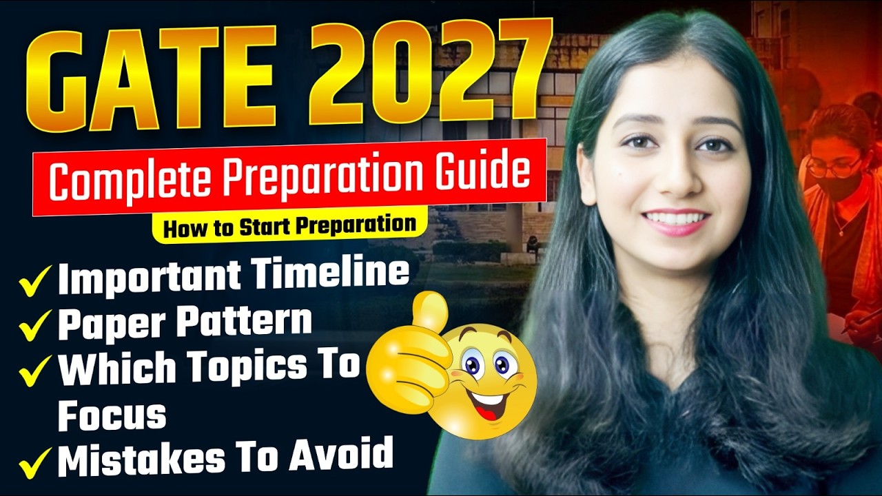 GATE 2027 Complete Preparation Guide I GATE XL & GATE BT 2027 I How to start preparation?