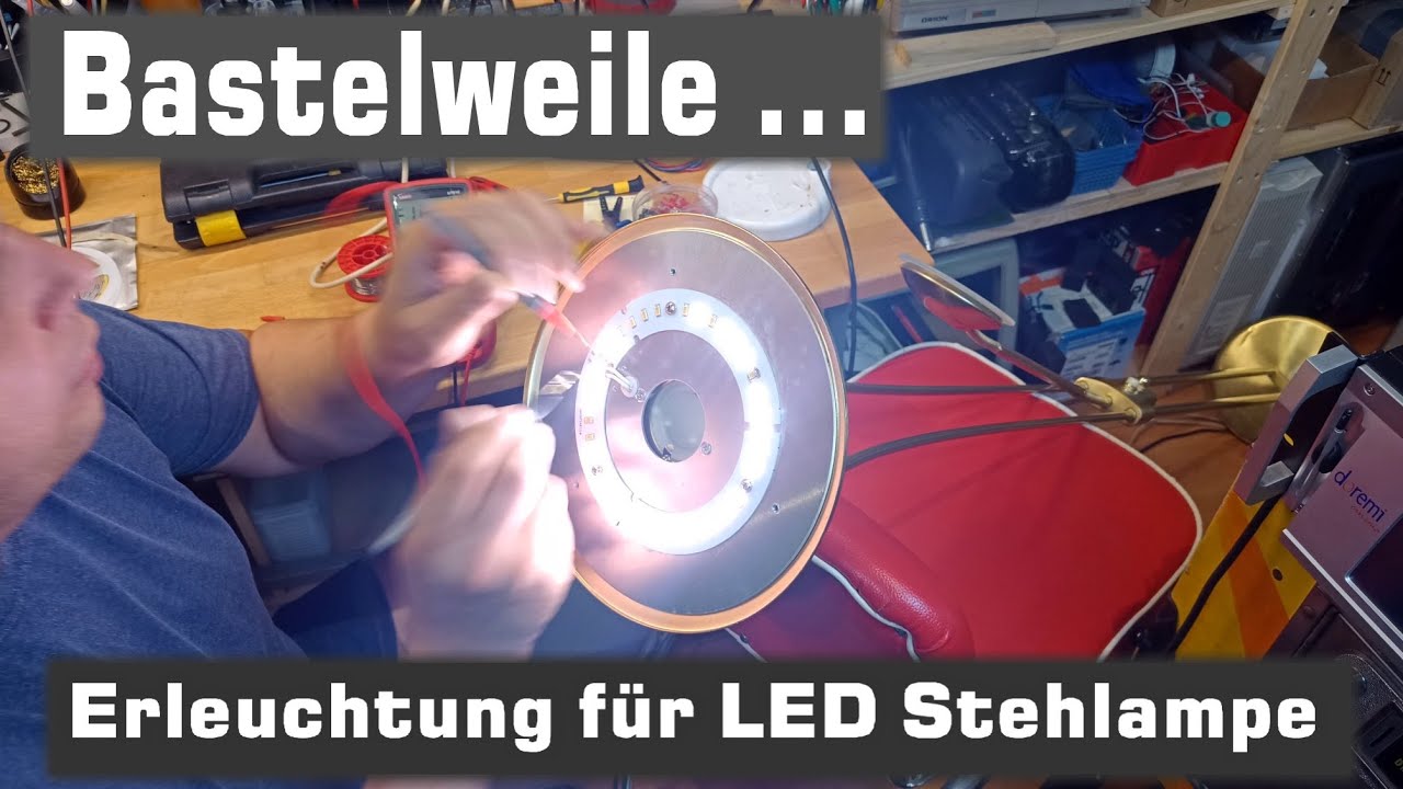 𝗕𝗮𝘀𝘁𝗲𝗹𝘄𝗲𝗶𝗹𝗲: LED Stehlampe repariert + Bonus: Tödlicher China-Schrott