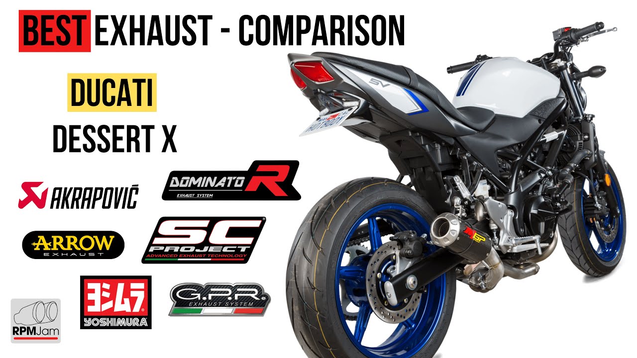 BEST Exhaust Sound - Suzuki SV650 / Arrow, Yoshimura, Scorpion, SC-Project