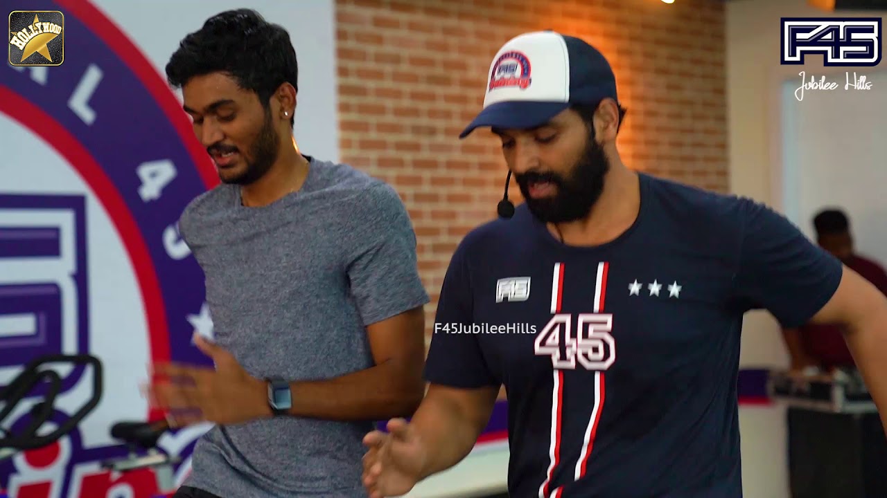 F45 Hollywood Session with Rajeshwari & Actor Raja.C at Jubilee Hills